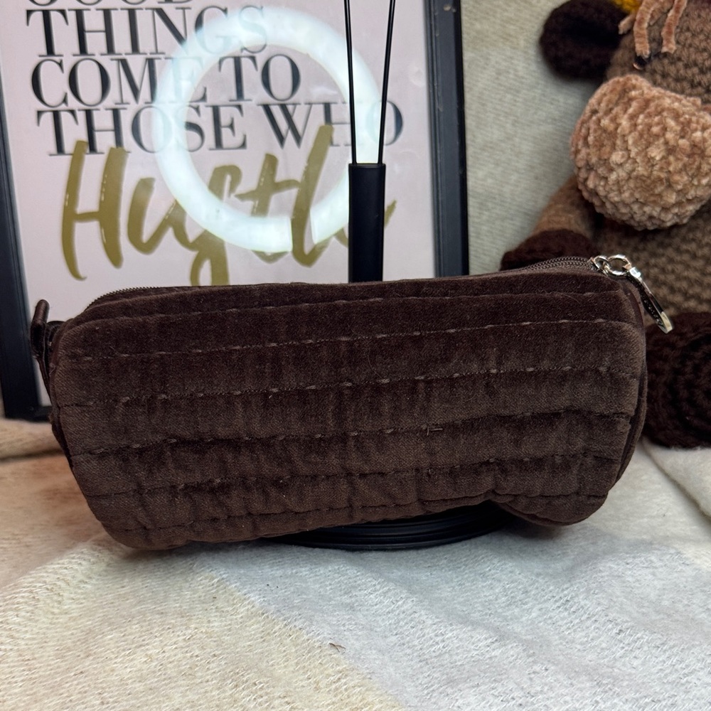 Brown Quilted Women's Bag